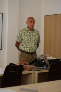 Mihály Abonyi, the head of the host college